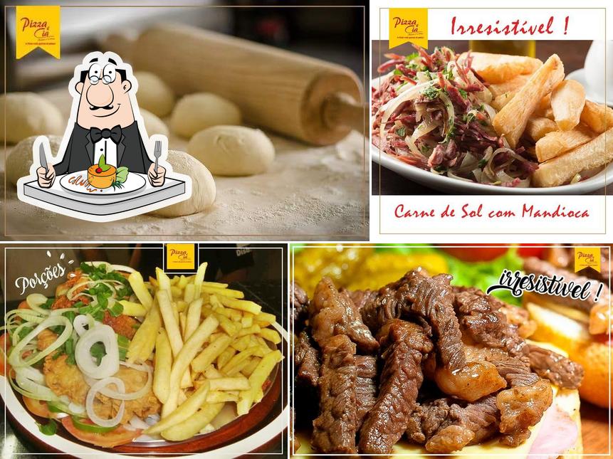 Platos en Pizza & Cia à lenha