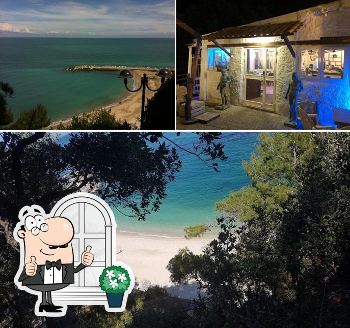 L'area esterna è una caratteristica importante di Ristorante Vittoria - La Terrazza sul Mare