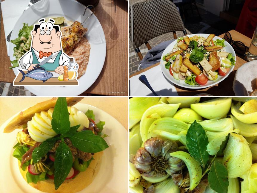 Saumon grillé à Le Pin Parasol