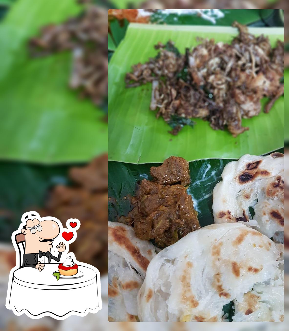 Rahmath protta stall serves a selection of desserts