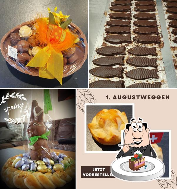 Torta al cioccolato al Hanspeter Birrer Bäckerei Konditorei - Prima Huttwil