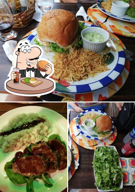 Consiga um hambúrguer no Pura Vida