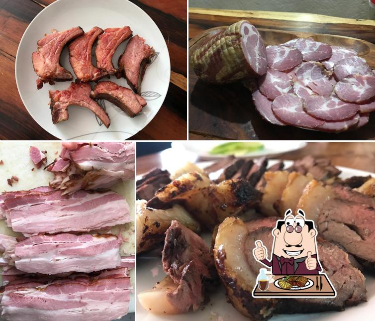 Prove pratos de carne no Restaurante Eldorado(Restaurante Sabor Tempero)