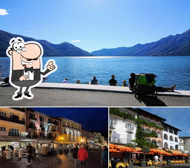 Goditi la vista dall'area esterna di Osteria Nostrana