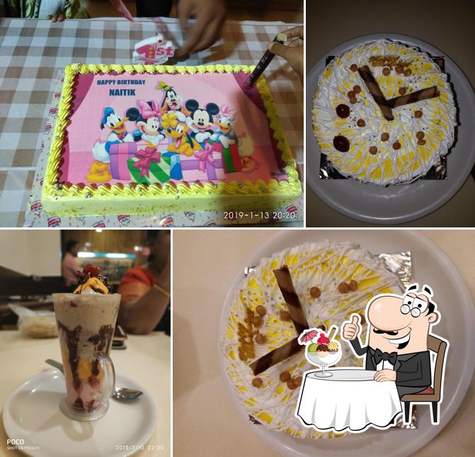 Order one of the sweet dishes