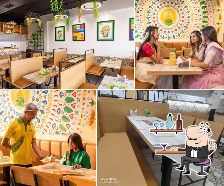 The interior of Oye Anna