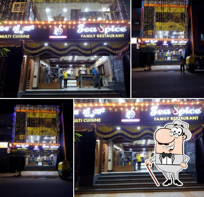 The exterior of Sea Spice Multi Cusine Family Restaurant