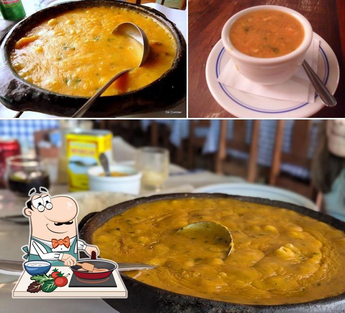 Curry de frango em Restaurante Dona Nice