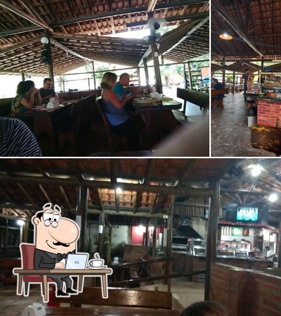 O interior do Dom Cabral Grill & Self-Service