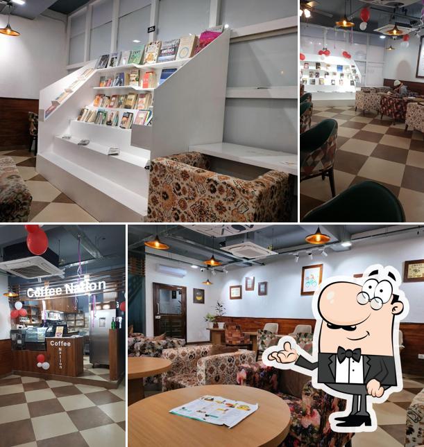 The interior of Coffee Nation Rohtak