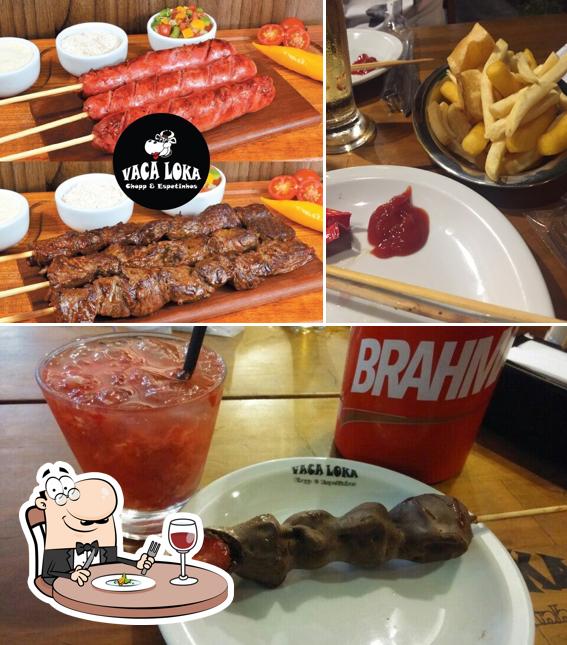Platos en Espetinho Vaca Loka Aclimação