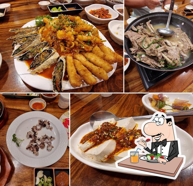 Food at The barbecue house Dan bi 골프코스로드 단비
