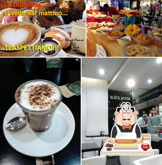 Black House Coffee Shop offre un'ampia varietà di dolci