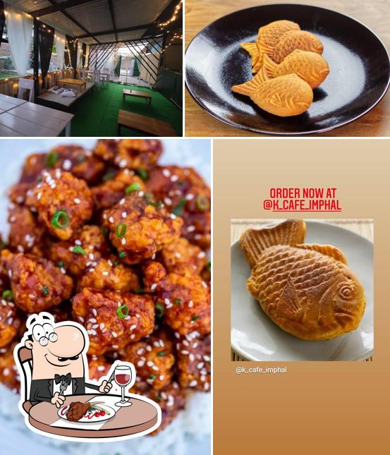 Pick meat dishes at K Café Imphal