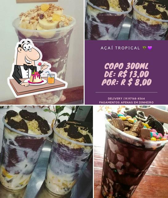 Açaí Tropical oferece uma gama de sobremesas