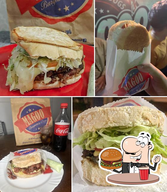 Hambúrguer em Magoo Burguers