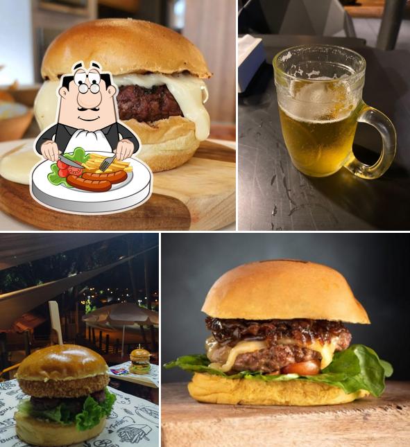 Mousse de chocolate em Oquiosque Pastelburger