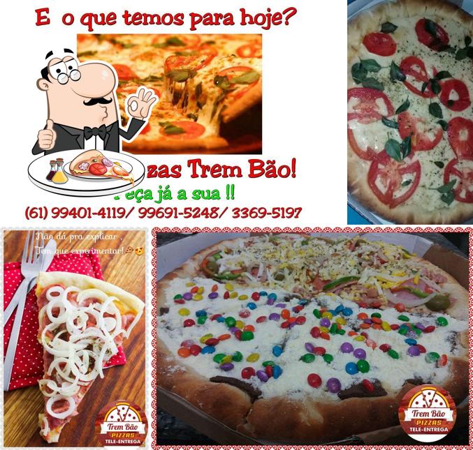 Escolha diferentes estilos de pizza
