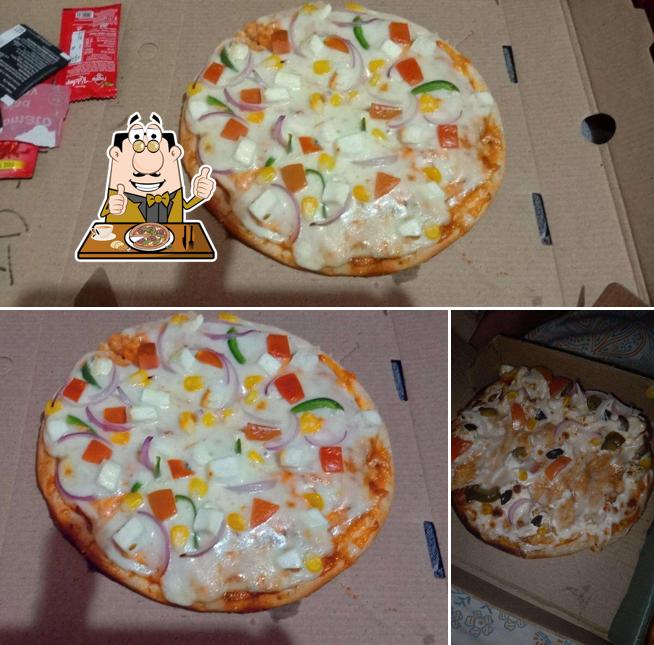 Try out pizza at Pizza King