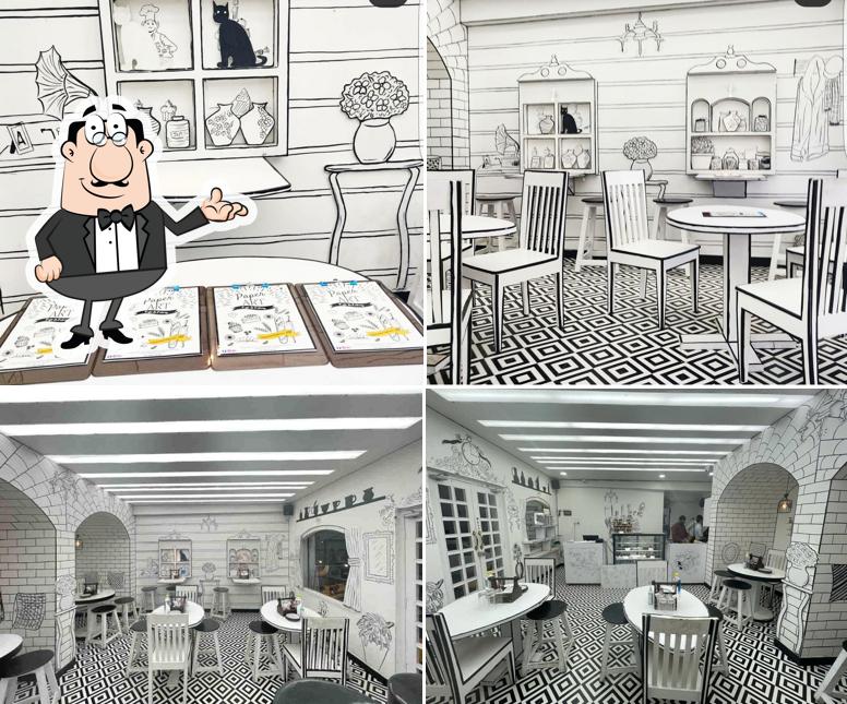 Check out how Paper art cafe - Cafe / Best Cafe / Coffee cafe / Best Lounge / 2d Cafe in Jammu looks inside