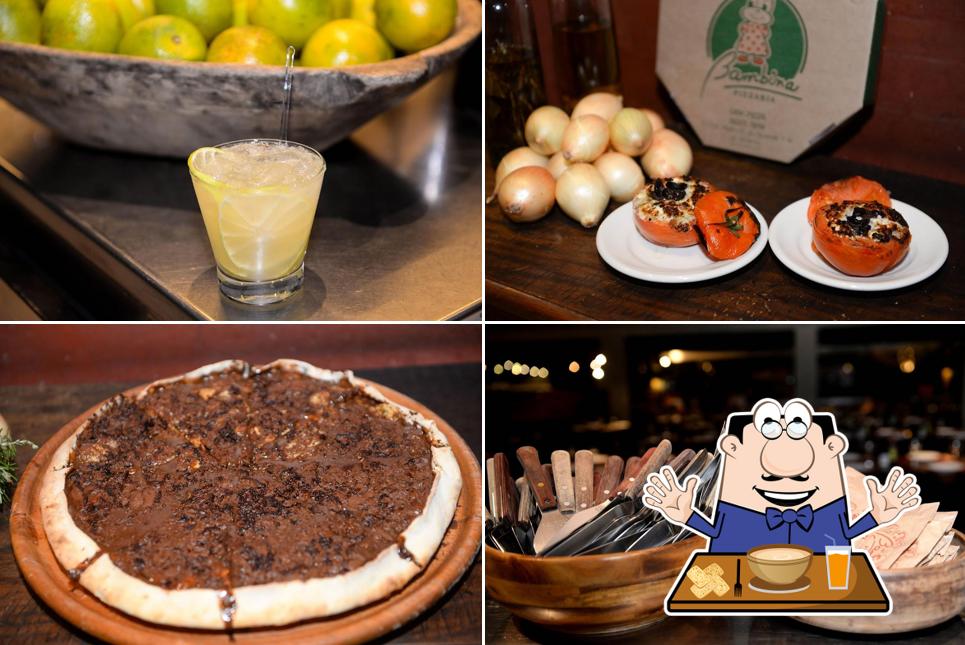 Platos en Bambina Pizzaria