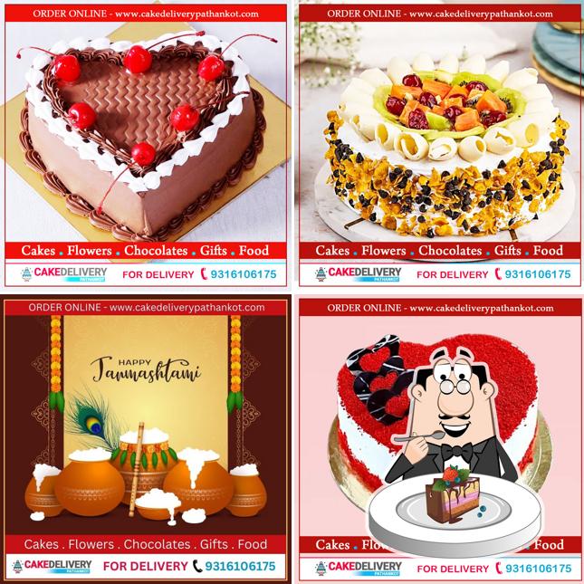 Chocolate cake at Cake Flowers and Gifts Delivery Online Pathankot - CDP