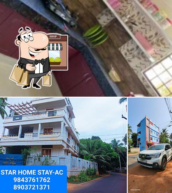 You can get some fresh air at the outside area of STAR HOME STAY A/C - HOUSE FOR RENT, HOTEL, STAY