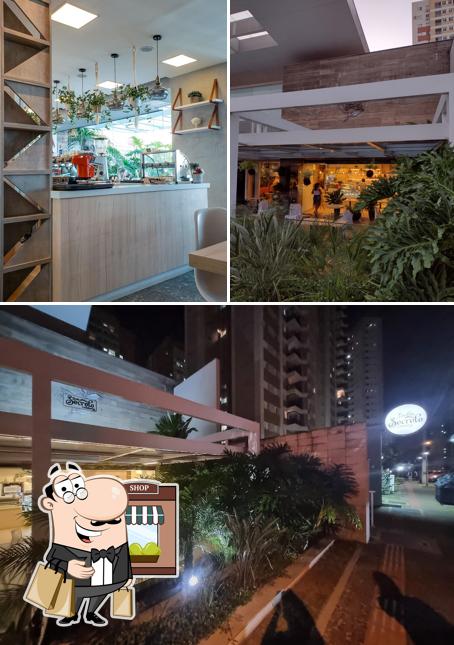 O exterior do Jardim Secreto Cafeteria