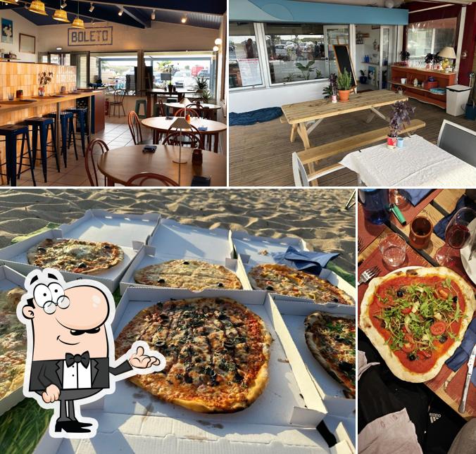 La photo de la intérieur et nourriture de Chez BOLETO PIZZA & PIZZA...’s