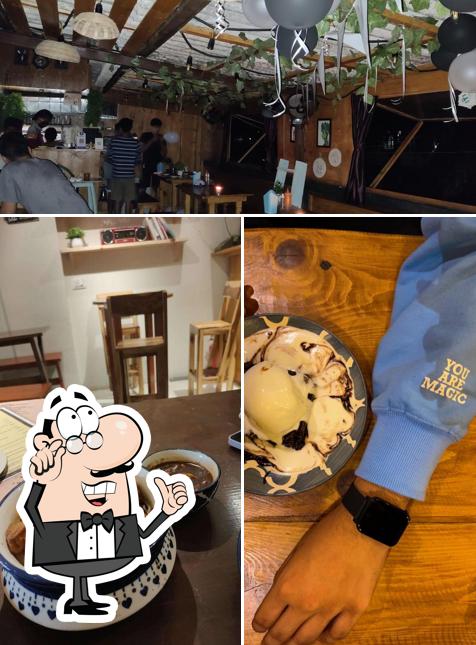 Take a seat at one of the tables at Cafe Made In 2020