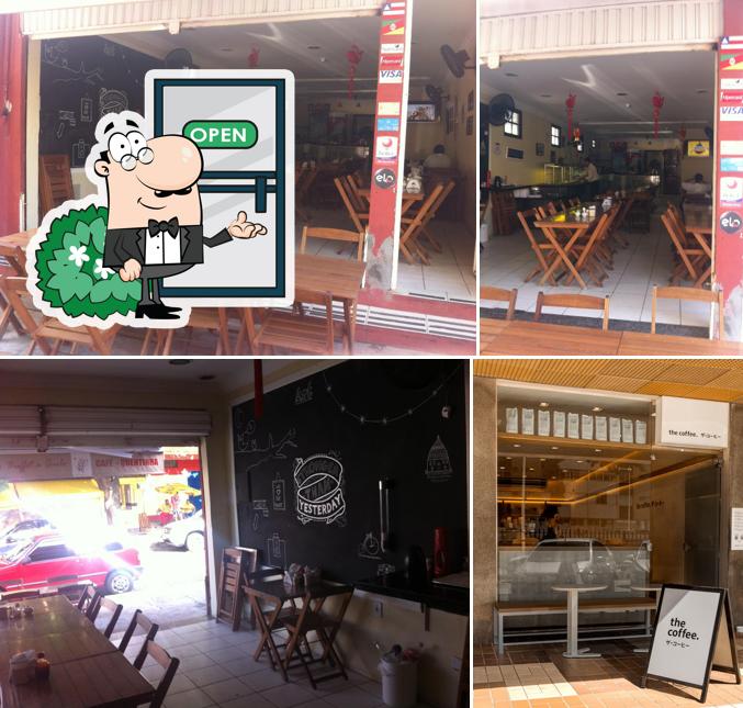Entre diversos coisas, exterior e interior podem ser encontrados no The Coffee