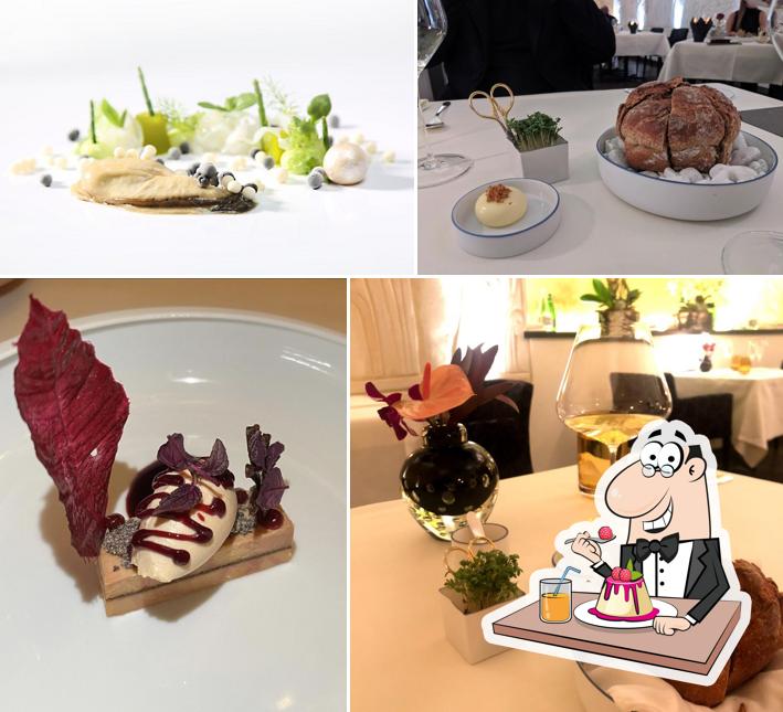 Hide & Seek - St. Moritz serve un'ampia selezione di dolci