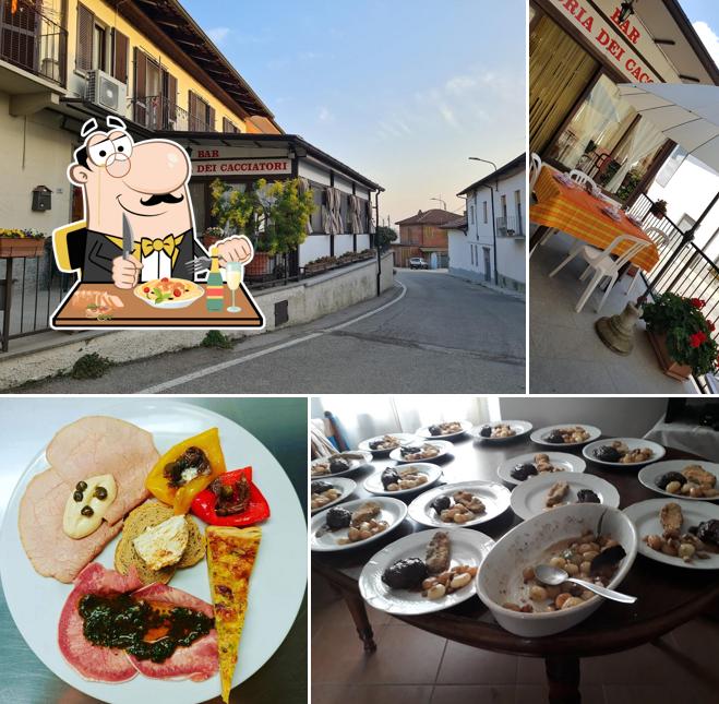 Platti al Trattoria dei Cacciatori