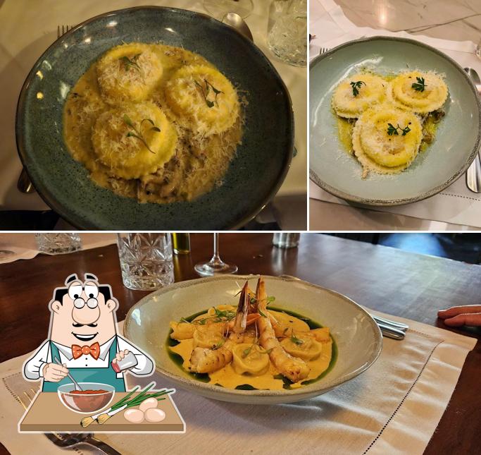 Ravioli em Restaurante Ninita