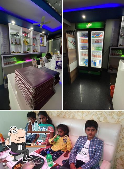 Take a seat at one of the tables at MANASA RESTAURANT