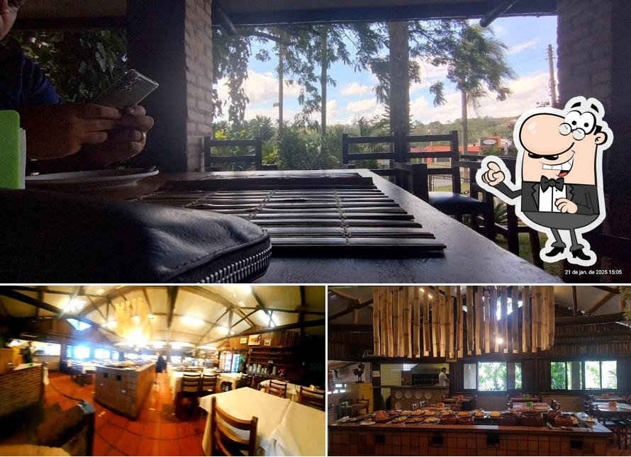 Veja imagens do interior do Restaurante Rancho Caipira