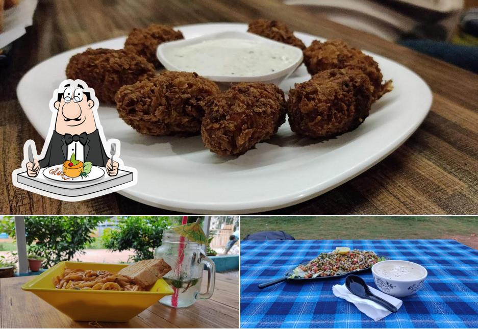 Food at Snoopy Paws Cafe