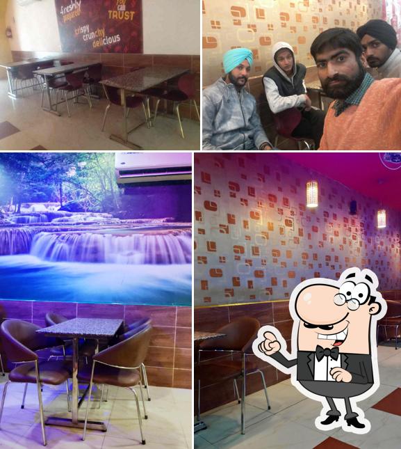 The interior of Big Fat Burger