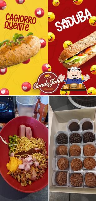 Platos en Conde John Sanduba e Hot Dog