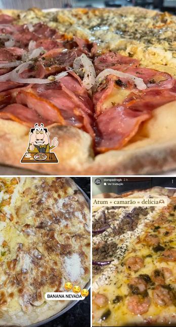 Experimente pizza no Dom Pedro Gastrobar