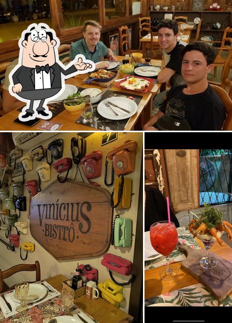 O interior do Vinícius Bistrô