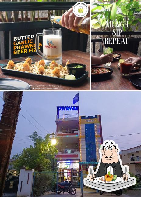 The restaurant's food and exterior