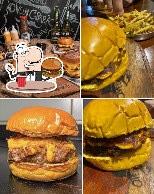 Os hambúrgueres do O Velho Barão irão saciar diferentes gostos
