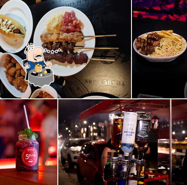 Platos en Bar 5° Aula Gastropub - bar em itajai