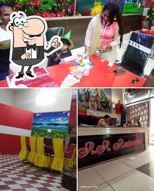 The interior of R R Restaurant and Celebration Hall Basant Vihar Colony Etawah Uttar Pradesh