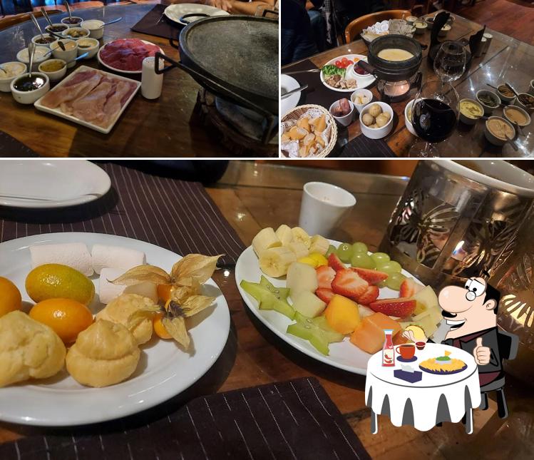 Prato de queijo em Le Réchaud