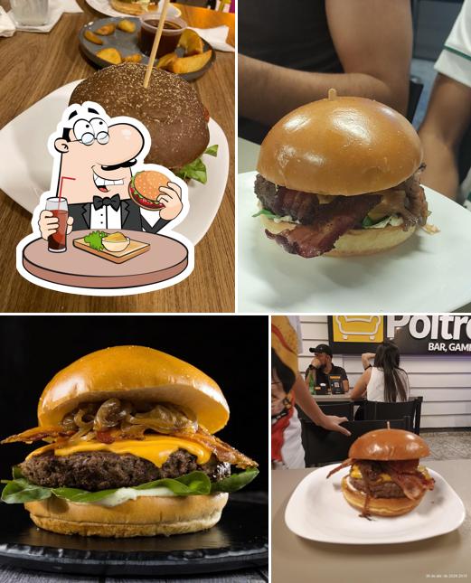 Poltrona Nerd - Bar, Games & Burger provê uma variedade de opções para os amantes dos hambúrgueres