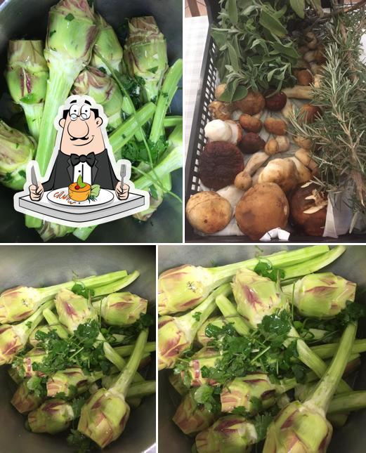 Cibo al Ristorante da Franco Roma