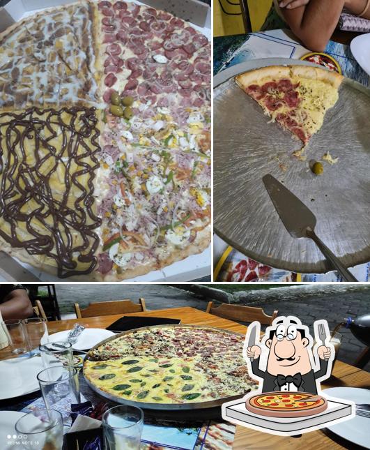 No Ágape, você pode degustar pizza
