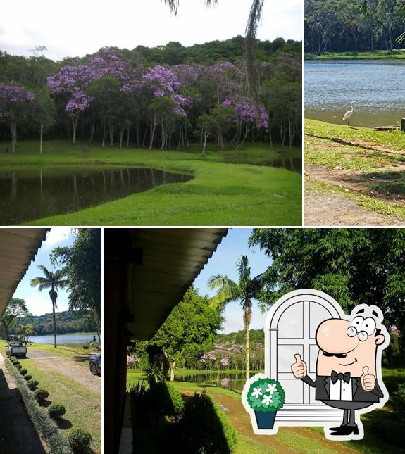 Desfrute da vista do exterior Pesqueiro Pedra Branca